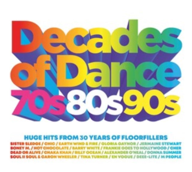 VARIOUS ARTISTS - DECADES OF DANCE: 70's 80's 90's [3CD]