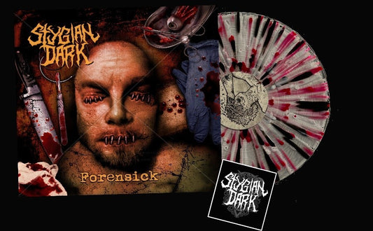 Stygian Dark - Forensick [White, Red & Black splattered clear 7" vinyl]