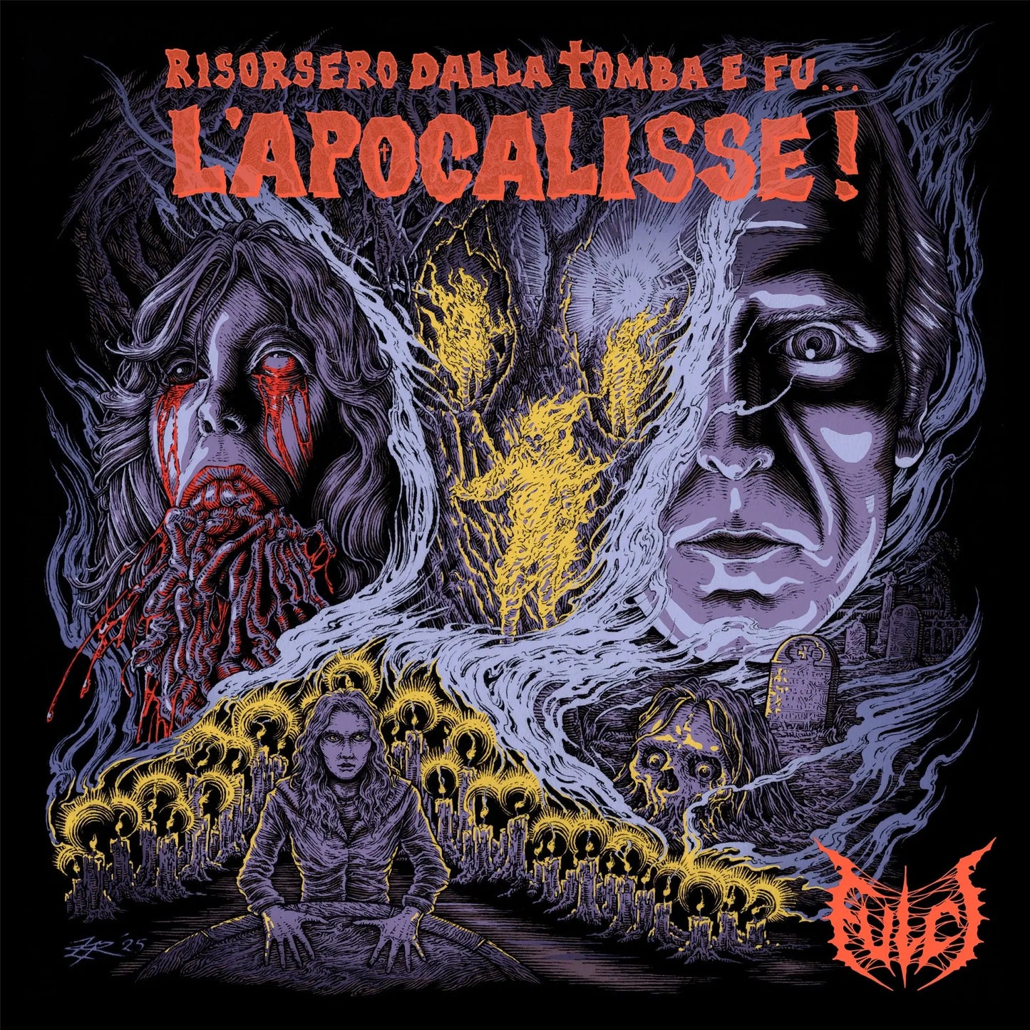 Fulci - Risorsero Dalla Tomba e fu… L’Apocalisse! [Neon Orange 12", One sided]