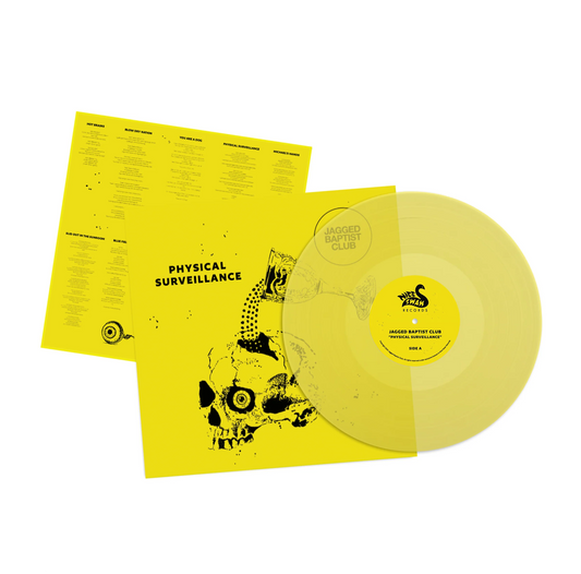 Jagged Baptist Club - Physical Surveillance [Transparent Yellow Coloured Vinyl]