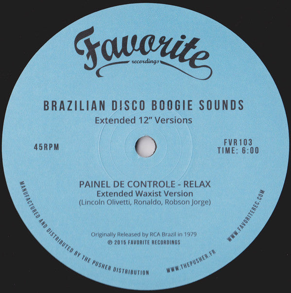 V/A - Brazilian Disco Boogie Sounds (Extended 12" Versions)