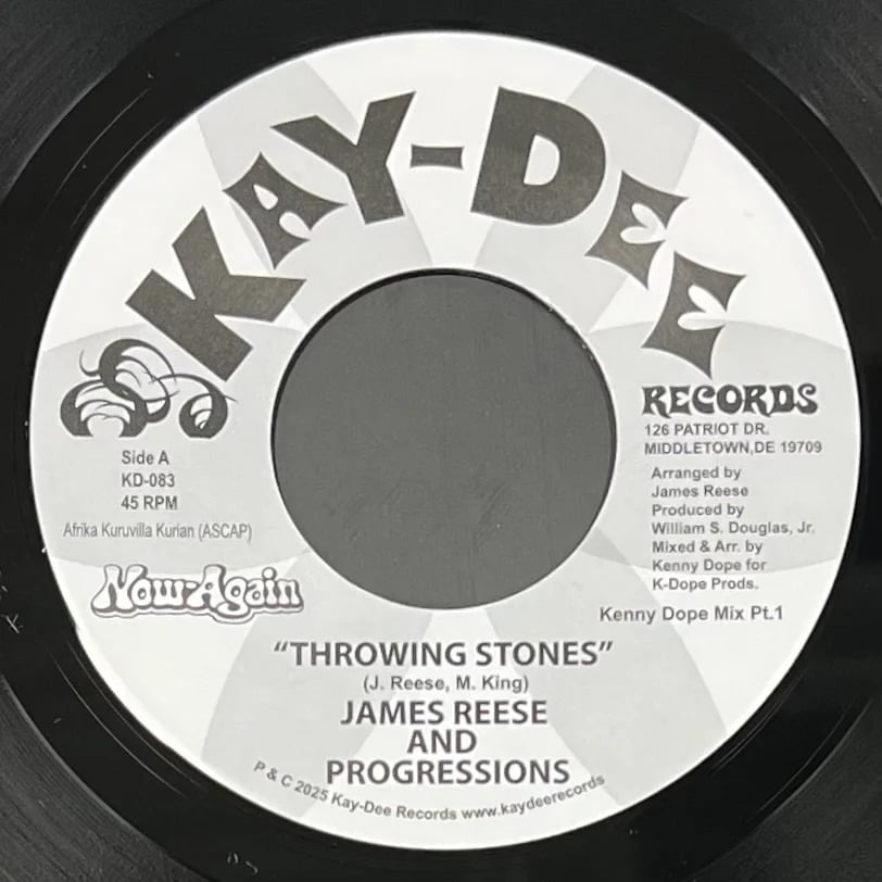 James Reese & The Progressions - Throwing Stones (Kenny Dope Mixes) [7" Vinyl]