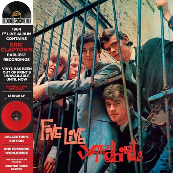 THE YARDBIRDS - 5 Live Yardbirds (Red Vinyl) (RSD 2024)(ONE PER PERSON)