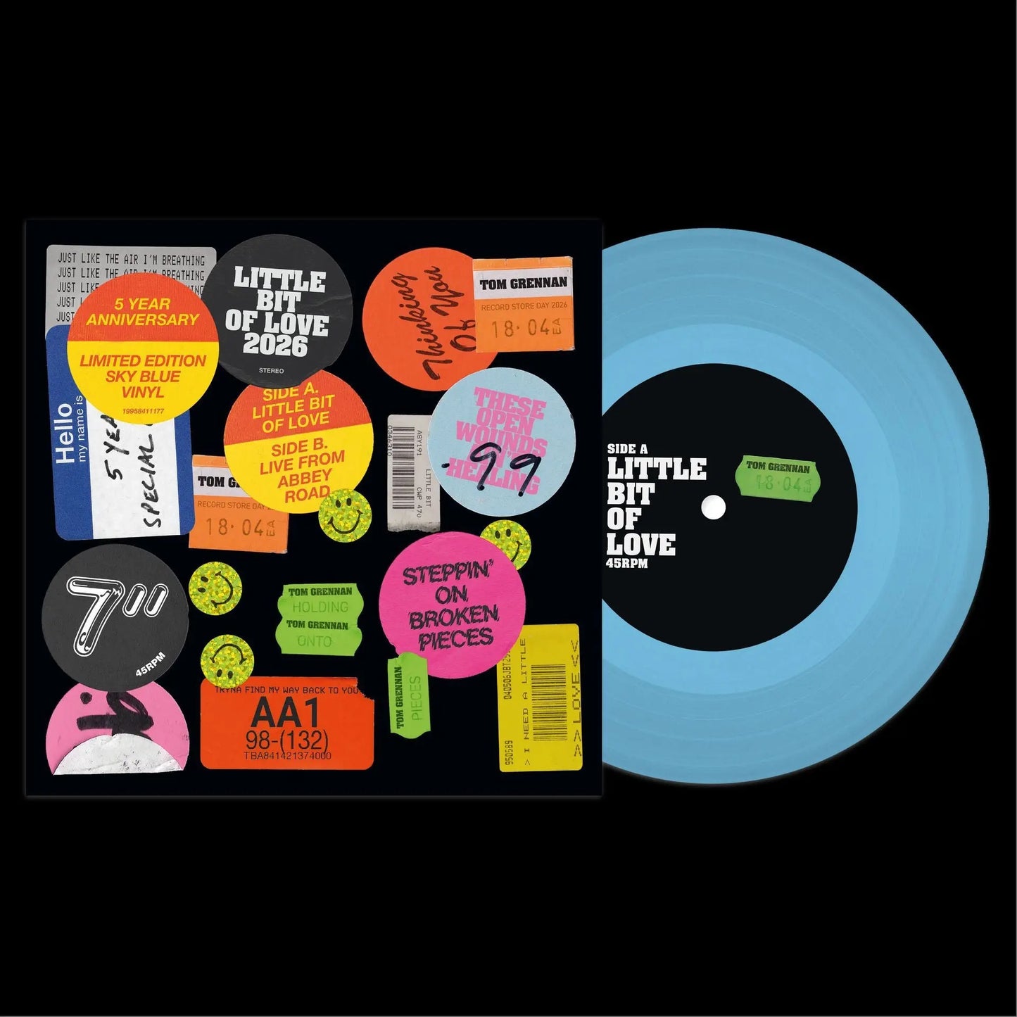TOM GRENNAN - LITTLE BIT OF LOVE [7" Coloured Vinyl] (RSD 2026)