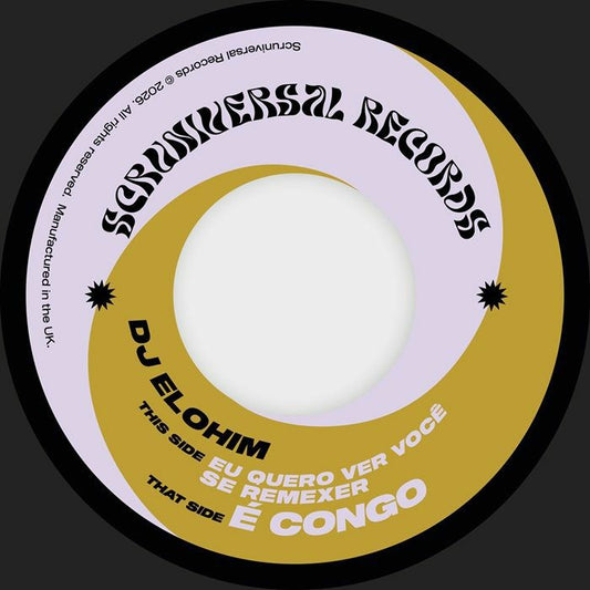 DJ ELOHIM - Bateria Recarregada Edits [7" Vinyl]