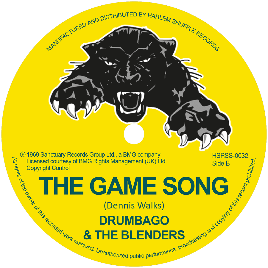 Dennis Walks "Belly Lick" c/w Drumbago & Blenders The Game Song (7")