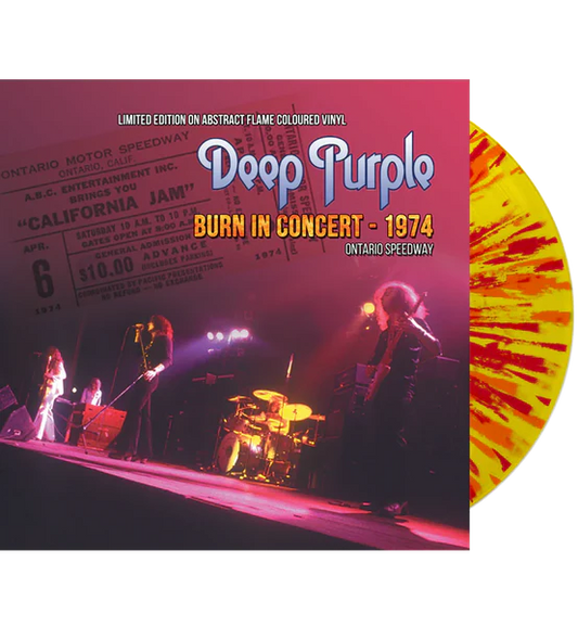 DEEP PURPLE - Burn In Concert (Splatter Vinyl)