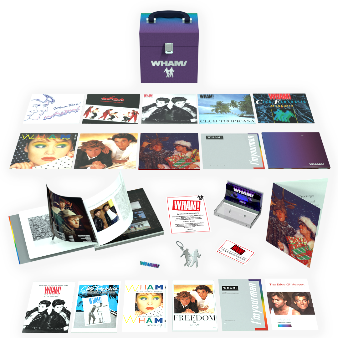 WHAM! - THE SINGLES: ECHOES FROM THE EDGE OF HEAVEN [7" Single Box Set / Cassette Tape]