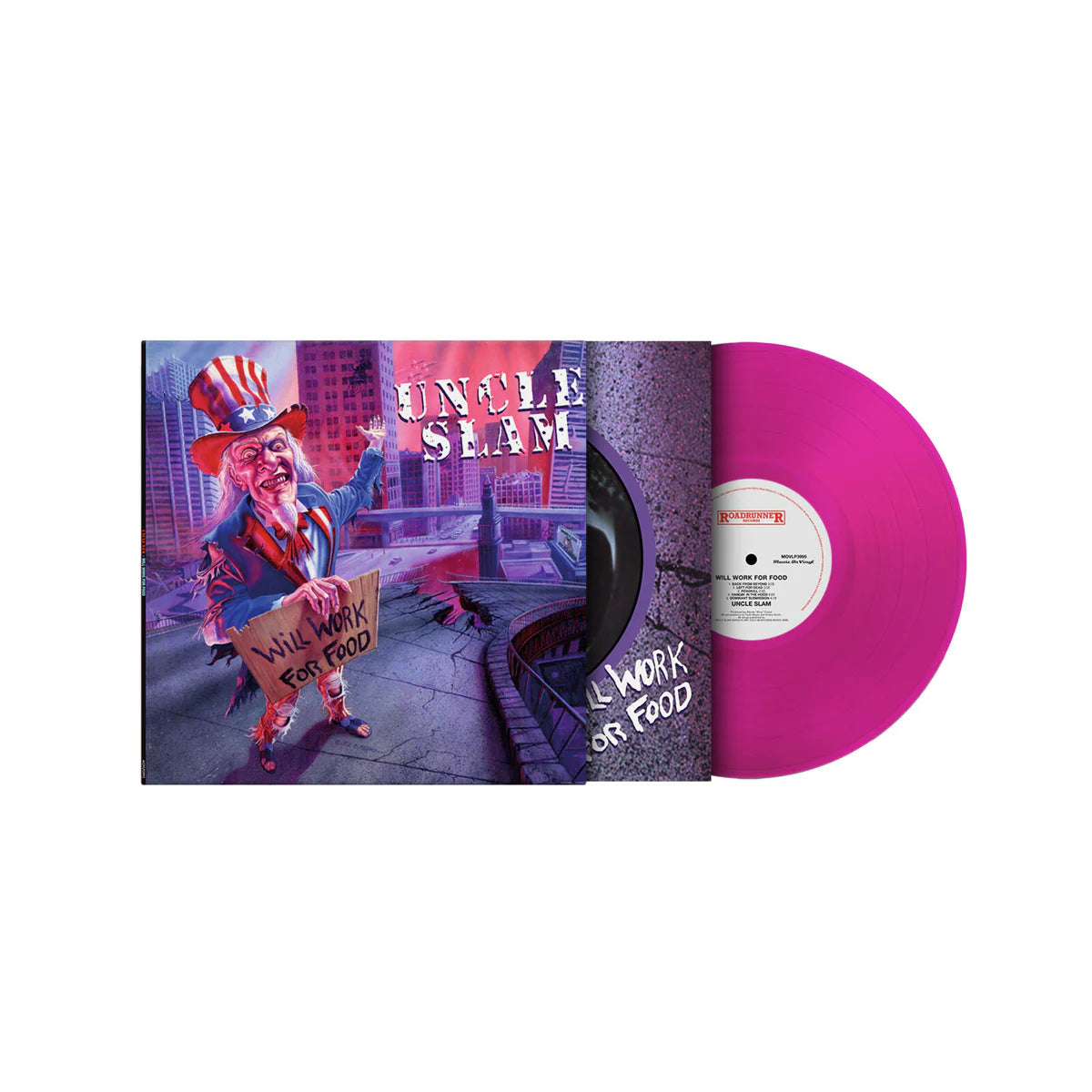 Uncle Slam - Will Work For Food [LP Translucent Purple]