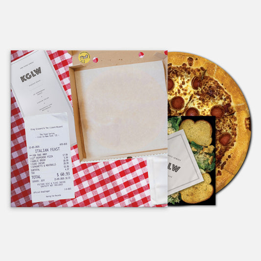 King Gizzard and The Lizard Wizard - Italian Feast (DELUXE EDITION, ITALIAN FEAST PIZZA & SPAGHETTI + MEATBALLS PICTURE DISC VINYL)