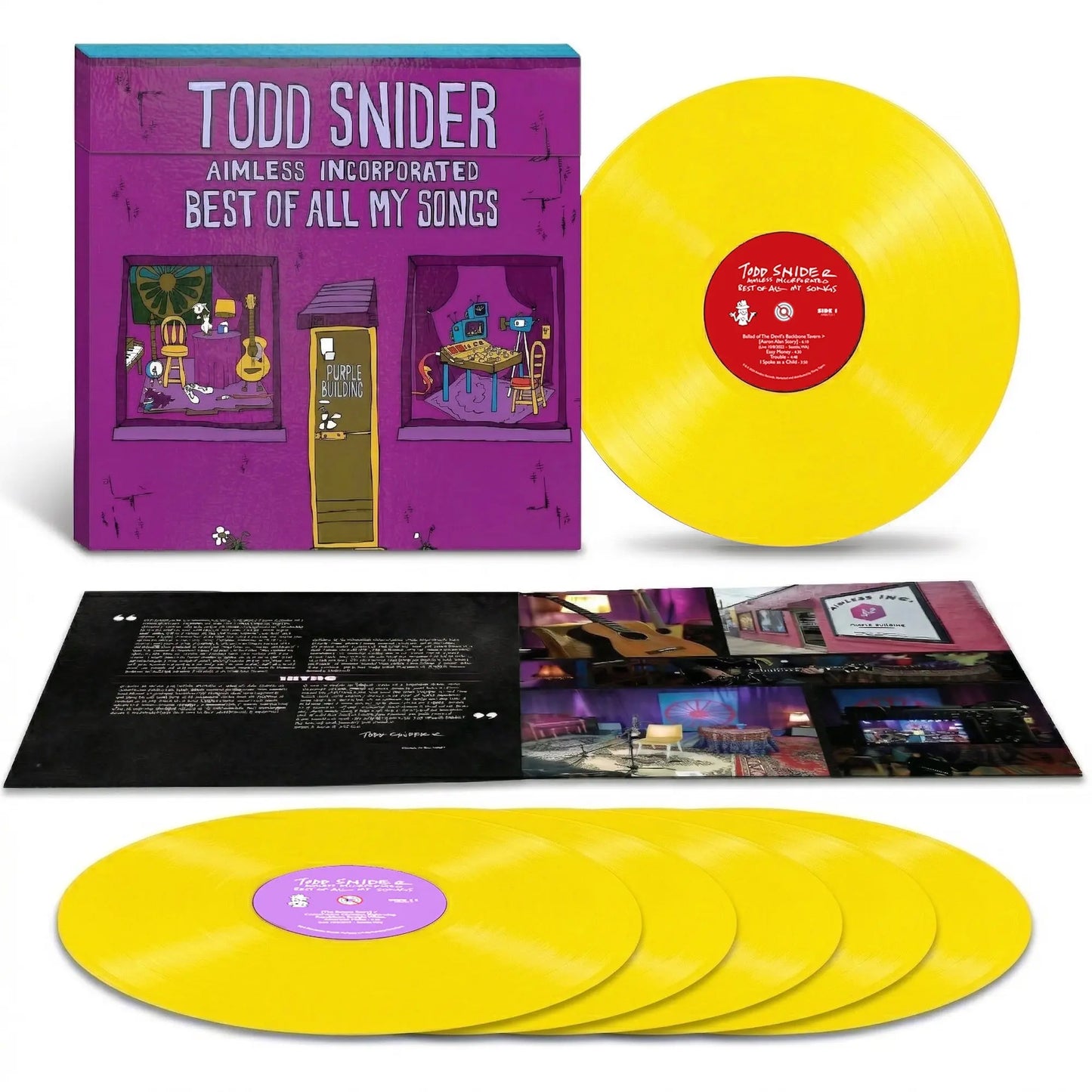 Todd Snider - Best of All My Songs [Vinyl 6LP Box Set Indies Only Yellow]