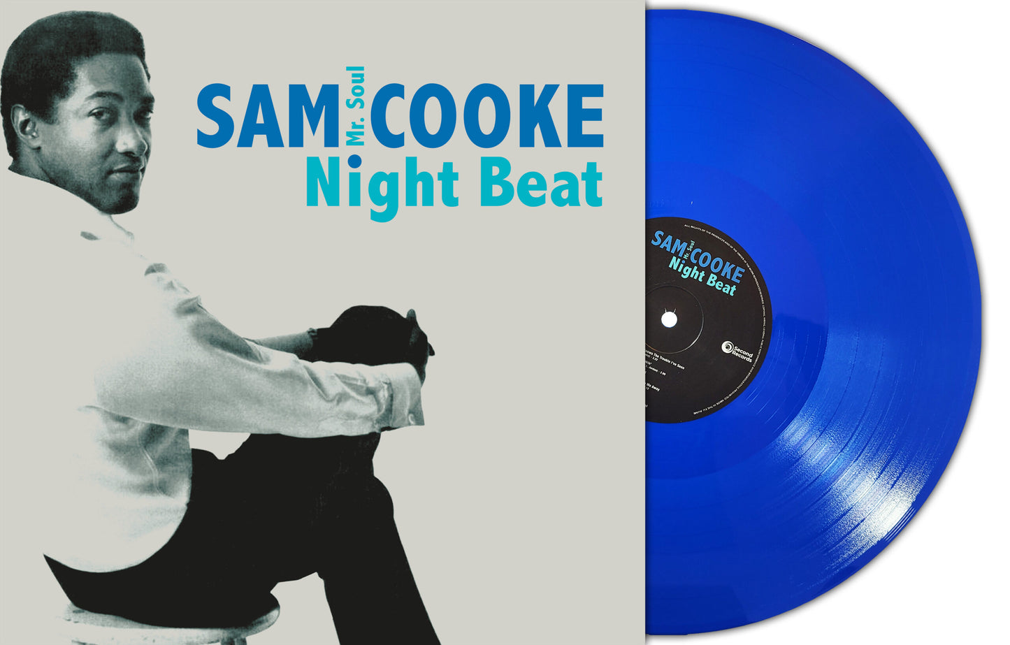 SAM COOKE - Night Beat (Blue Vinyl)