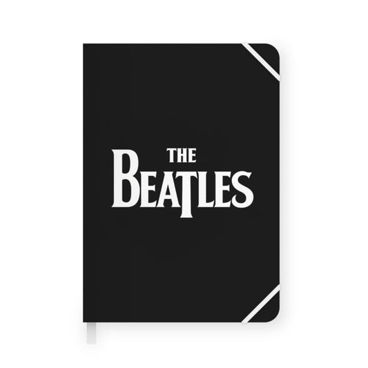 A5 Notebook (Softcover) - The Beatles (Logo) Black [Notebook]