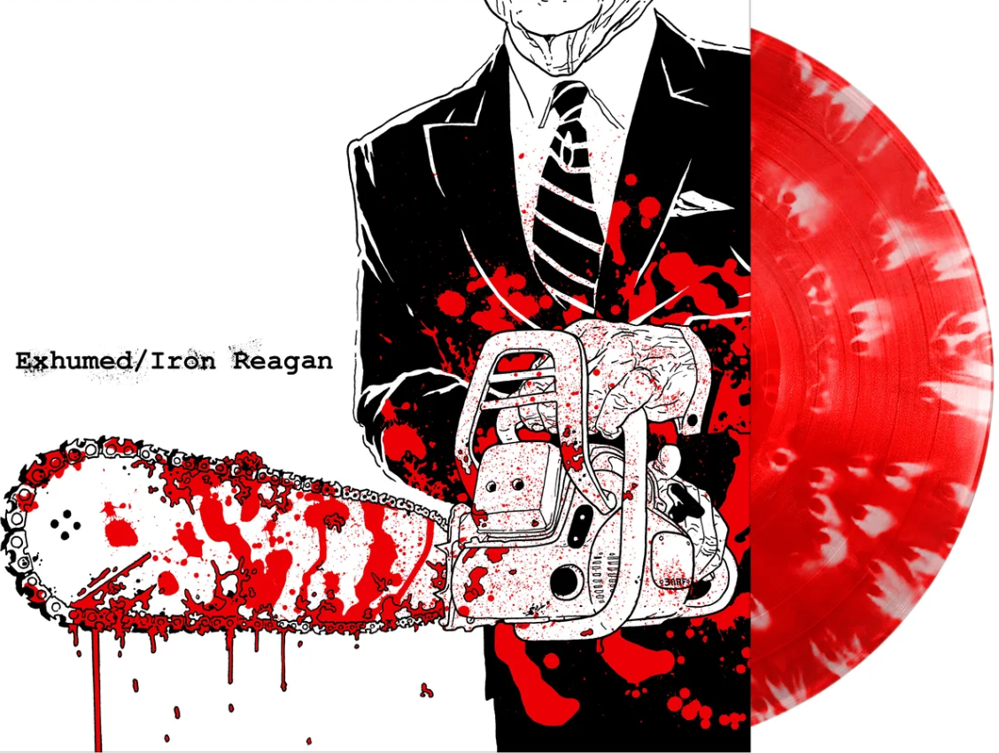 Exhumed / Iron Reagan - Split 12" [Blood Cloud Vinyl]