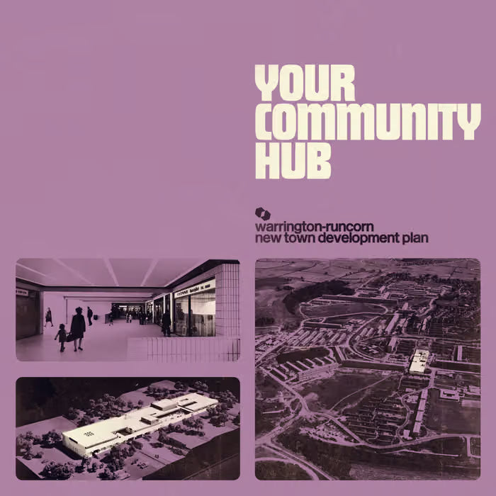 WARRINGTON-RUNCORN NEW TOWN DEVELOPMENT PLAN - YOUR COMMUNITY HUB (180G CLEAR)