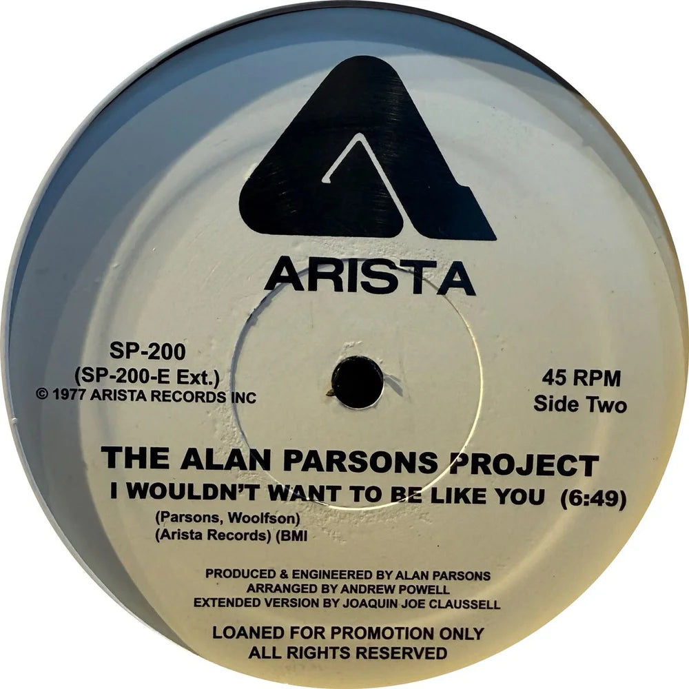 Alan Parsons Project - The Voice / I Wouldn't Want To Be Like You (Joe Claussell Mixes)