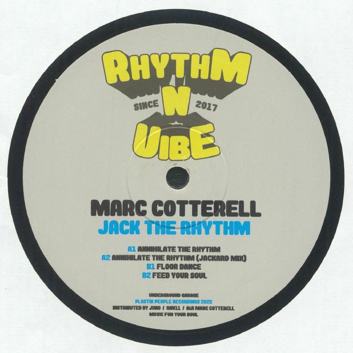 Marc COTTERELL - Jack The Rhythm (inc Jackard mix)