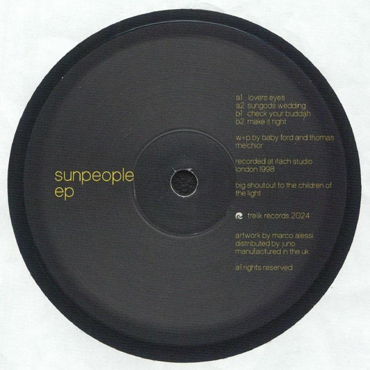 SUNPEOPLE - Sunpeople EP (reissue)