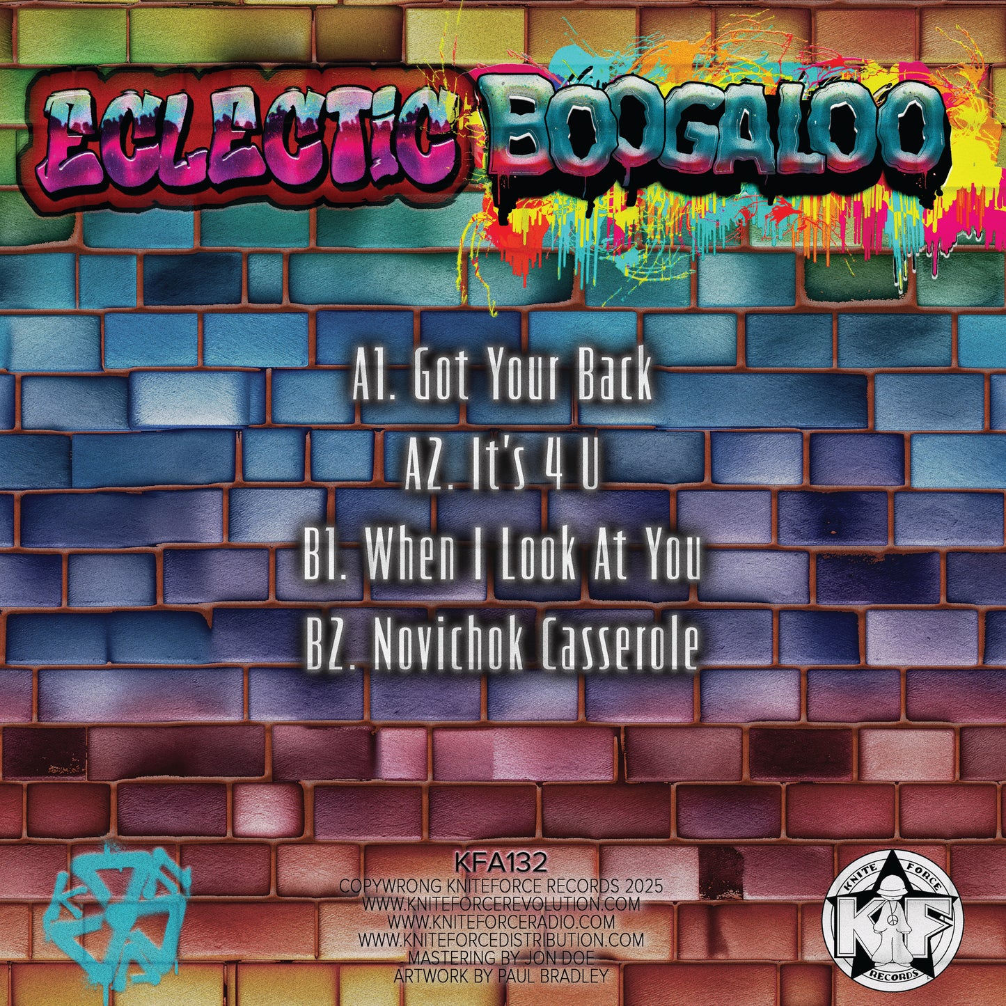 DJ Dossa - Eclectic Boogaloo (Blue Splatter Color Version)