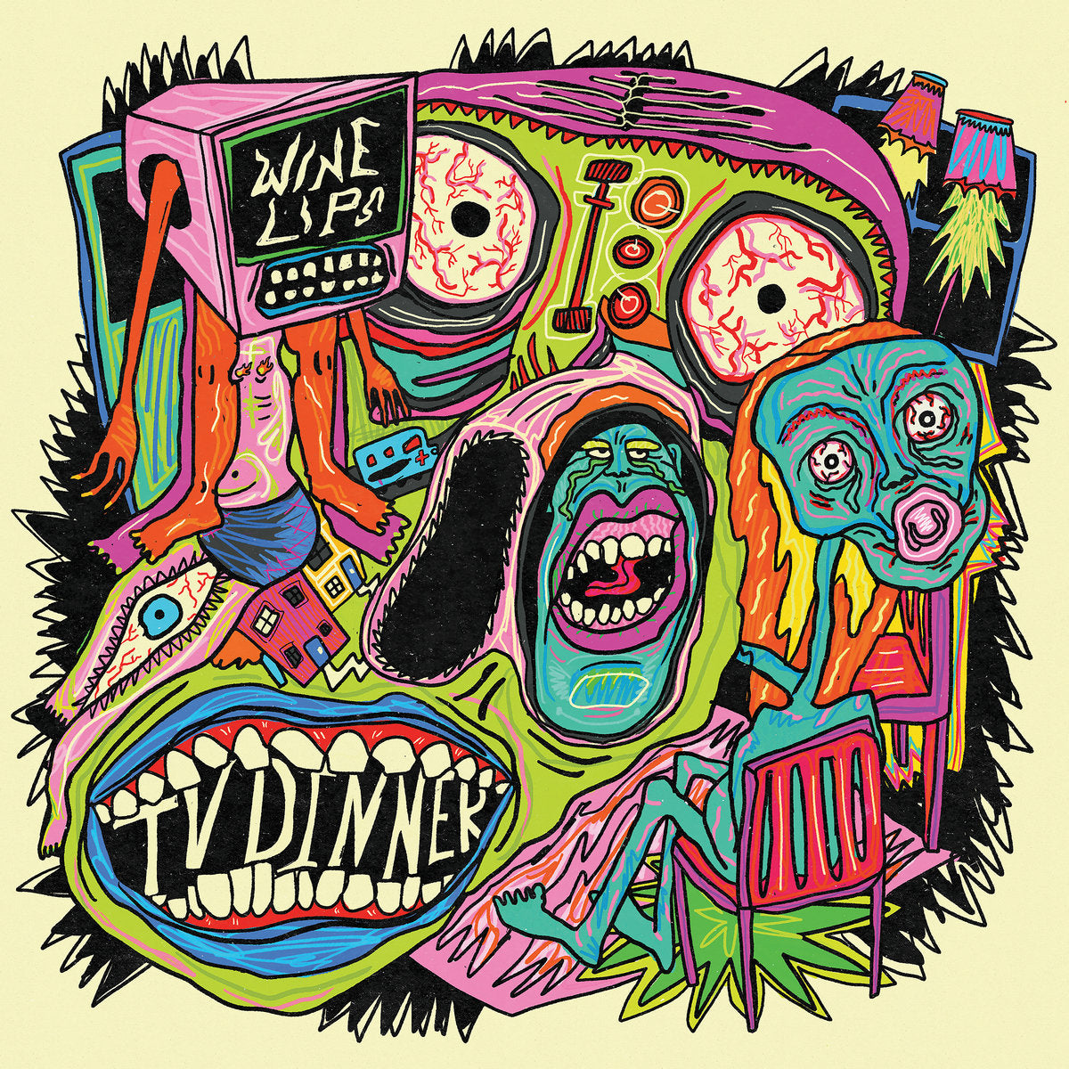 Wine Lips - TV Dinner [Eco Mix Jade Coloured Vinyl]