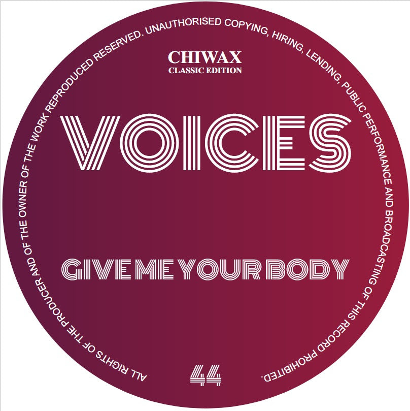 Voices (Ron Allen) - Give Me Your Body