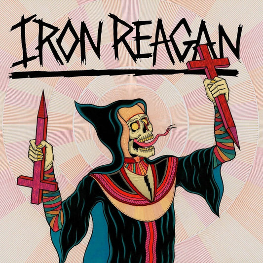 Iron Reagan - Crossover Ministry [Milky Clear with Rainbow Splatter Vinyl]