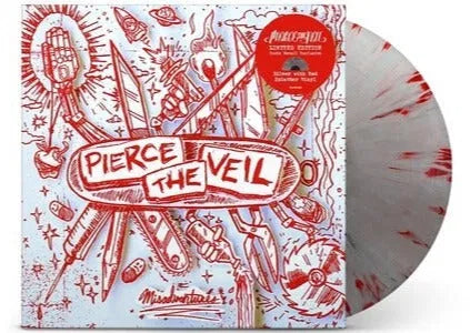 PIERCE THE VEIL - Misadventures (Silver/Red Splatter Vinyl)