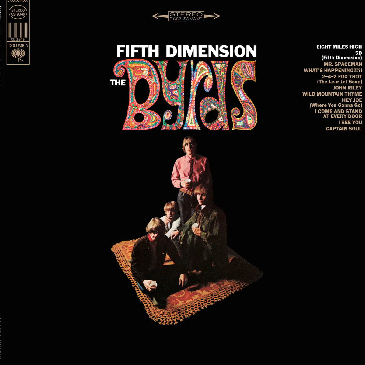 The Byrds - Fifth Dimension [Orange Coloured Vinyl]
