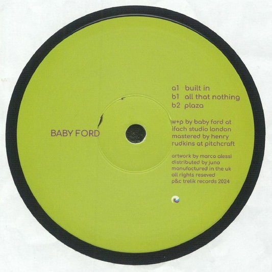 BABY FORD - Built In (reissue)