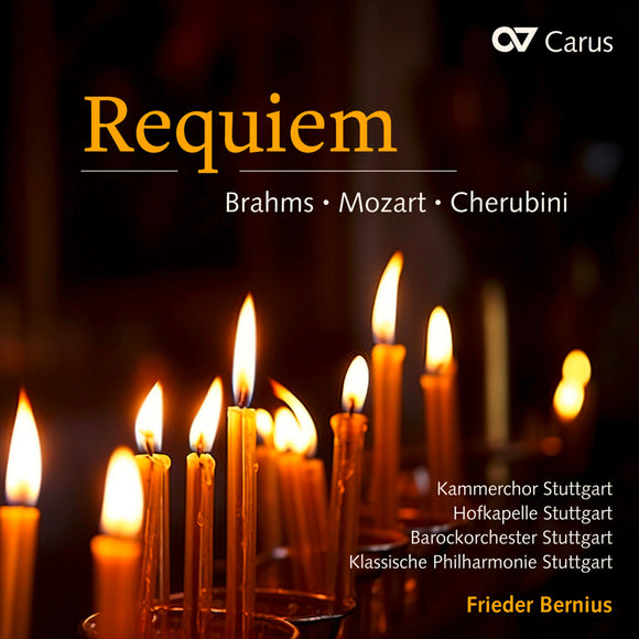 Frieder Bernius, Klassische Philharmonie Stuttgart, Barockorchester Stuttgart, Hofkapelle Stuttgart - Requiem - Brahms, Mozart & Cherubini [BXSET]