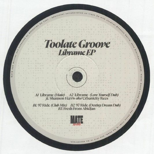 TOOLATE GROOVE - Librame EP