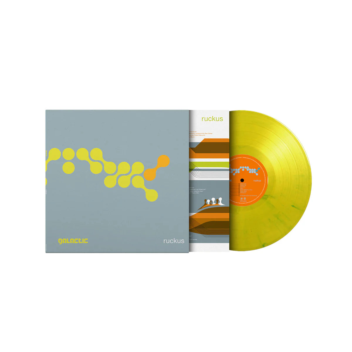 Galactic - Ruckus [Yellow & Green Marbled Vinyl]