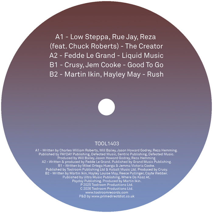 Low Steppa / Rue Jay / Reza / Chuck Roberts / Ale Fedde Le Grand / Crusy / Jem Cooke / Martin Ikin / Hayley May - Toolroom Sampler Vol. 23