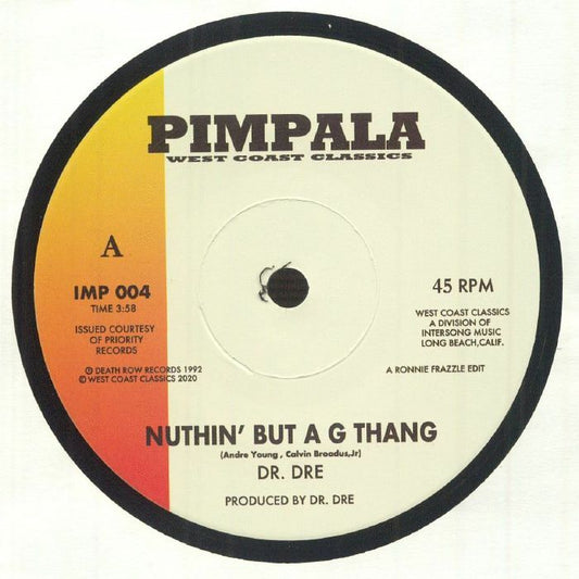 DR DRE / THE LADY OF RAGE - Nuthin' But A G Thang [7" Vinyl]