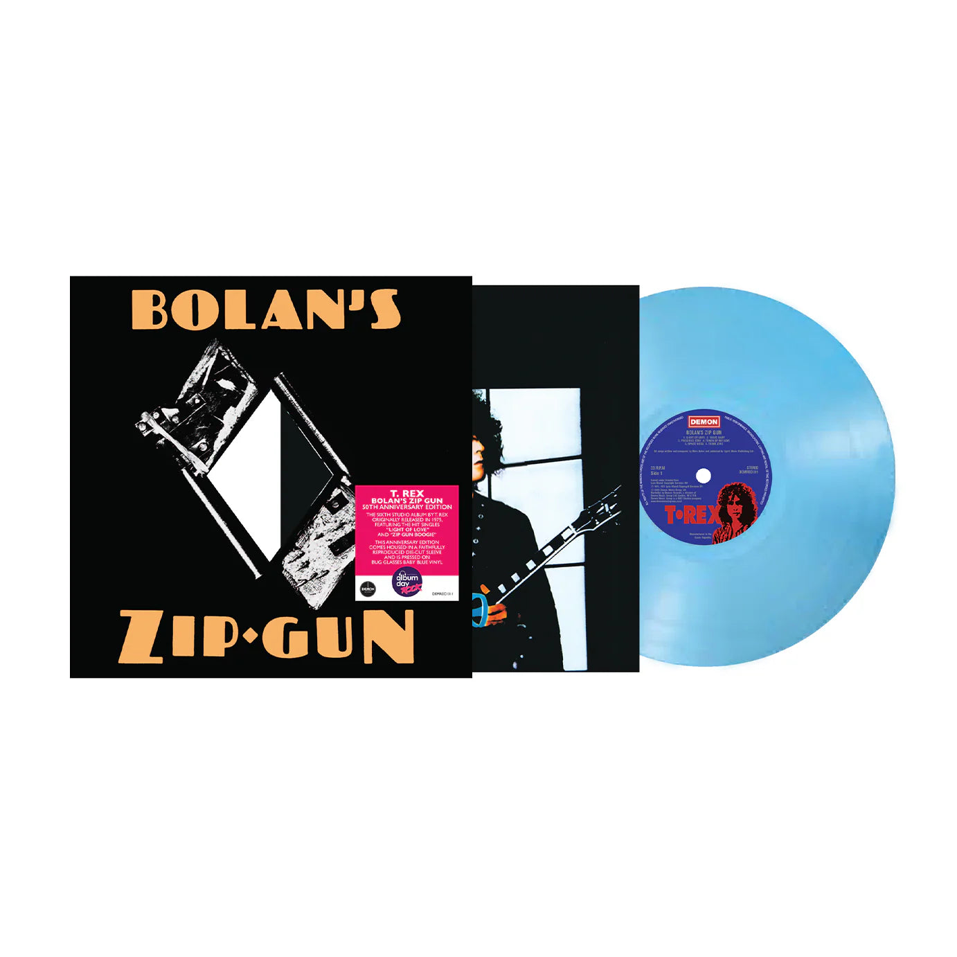T.Rex - Bolan's Zip Gun (50th Anniversary) (Bug Glasses Baby Blue Vinyl) [NAD2025]