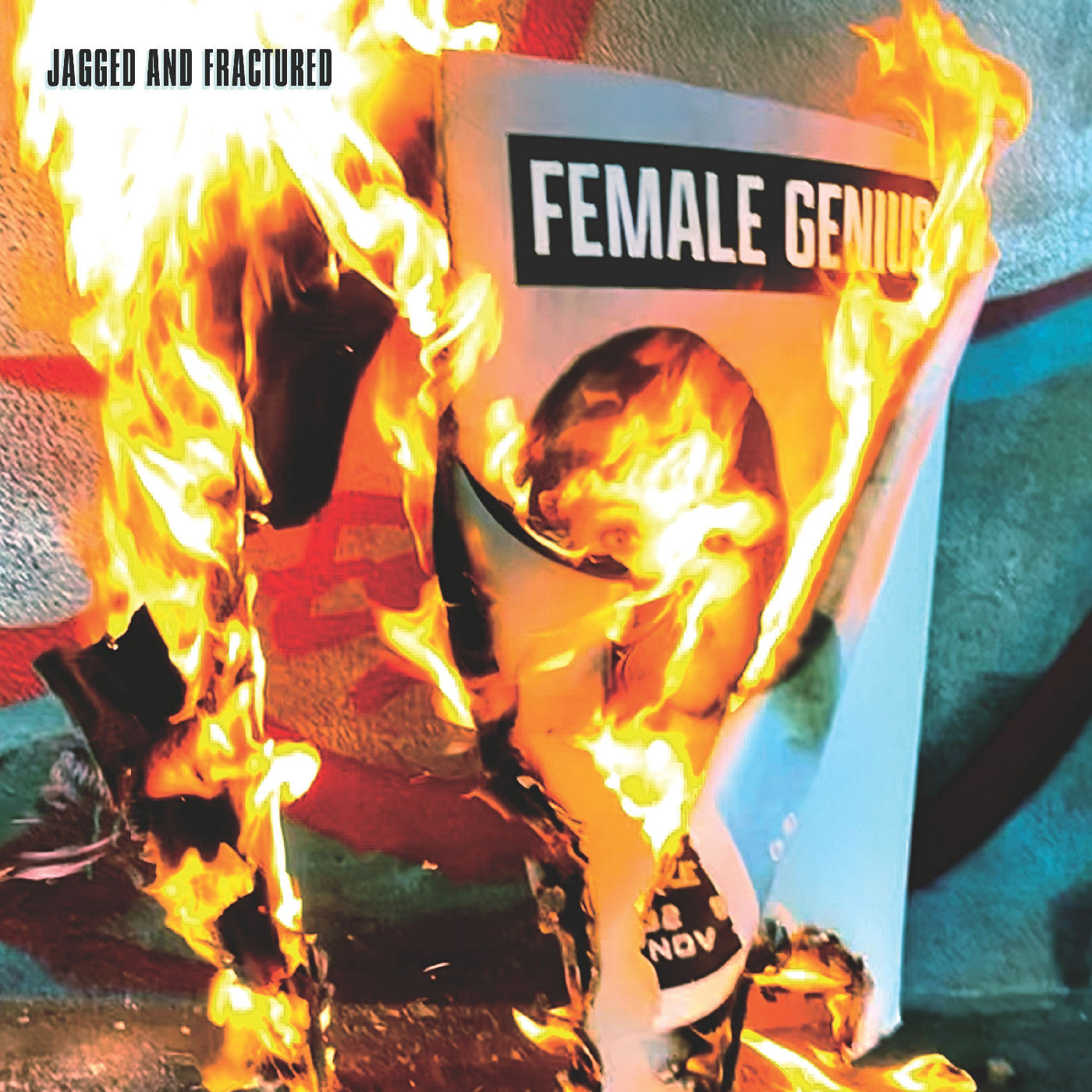 Female Genius - Jagged and Fractured [Orange vinyl]