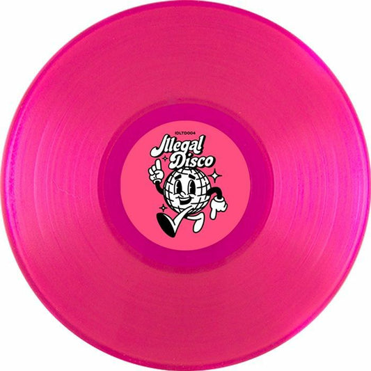 MONSIEUR VAN PRATT / ROB CASTILLO - Illegal Disco Limited 004 [fluorescent pink vinyl]