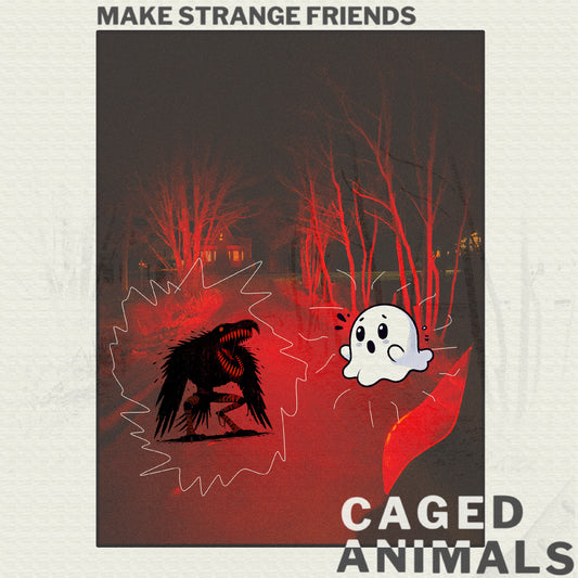 Caged Animals - Make Strange Friends (TRANSLUCENT RUBY VINYL)