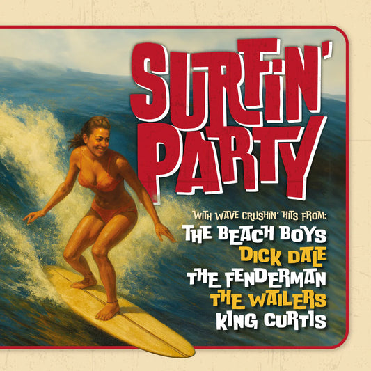 Various Artists - Surfin' Party [crystal clear & solid blue, 180g vinyl]