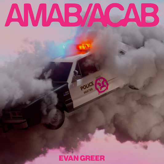 Evan Greer - AMAB/ACAB (CLEAR/PINK CLOUD VINYL)