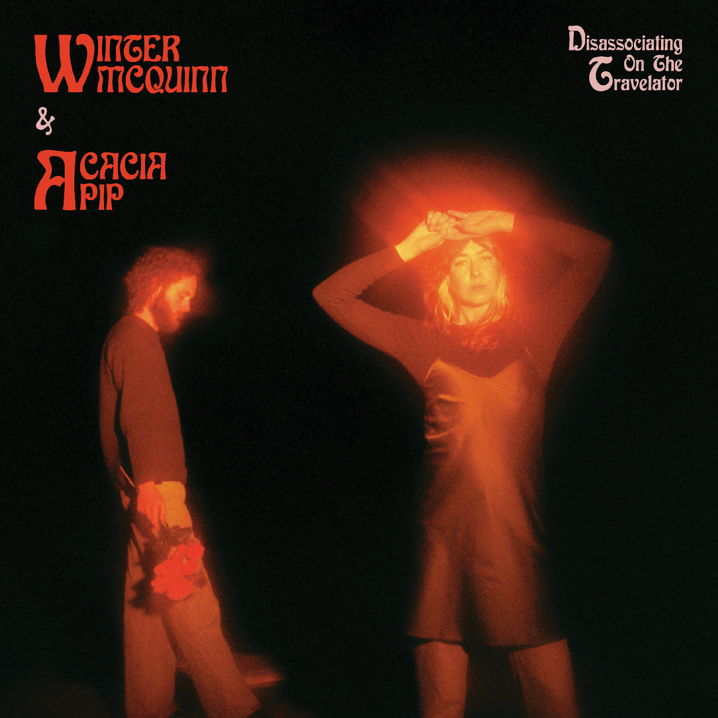 Winter McQuinn & Acacia Pip - Disassociating On The Travelator ("PINK HAZE" MAGENTA/WHITE BLEND VINYL)