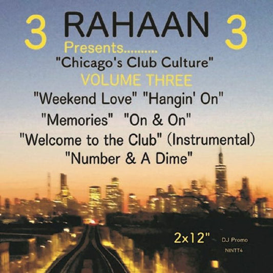 Rahaan - Volume Three (Disco Remixes) [2x12"]