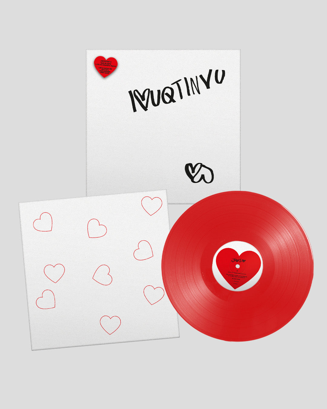 Jockstrap & Taylor Skye - I<3UQTINVU - Remix album [Red Vinyl + Perfume-Scented Inner Sleeve]