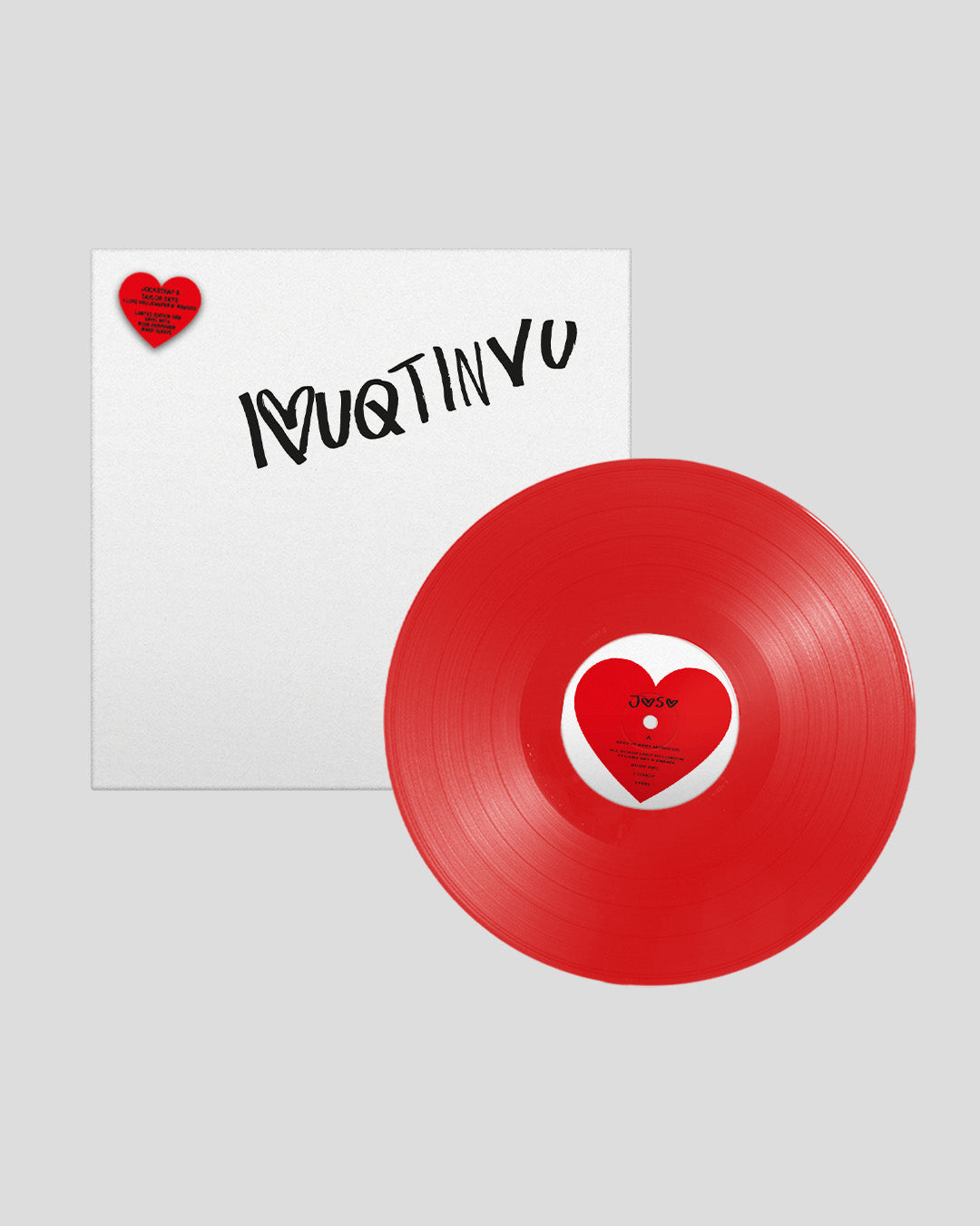 Jockstrap & Taylor Skye - I<3UQTINVU - Remix album [Red Vinyl + Perfume-Scented Inner Sleeve]