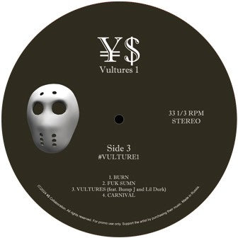 ¥$ (KANYE WEST & TY DOLLA SIGN) - VULTURES 1 [2LP Random Coloured] (PICTURE SLEEVE)