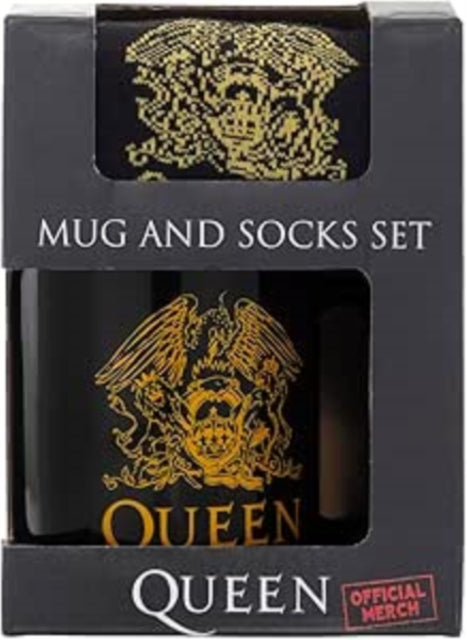 Queen (Logo) Mug & Sock Set
