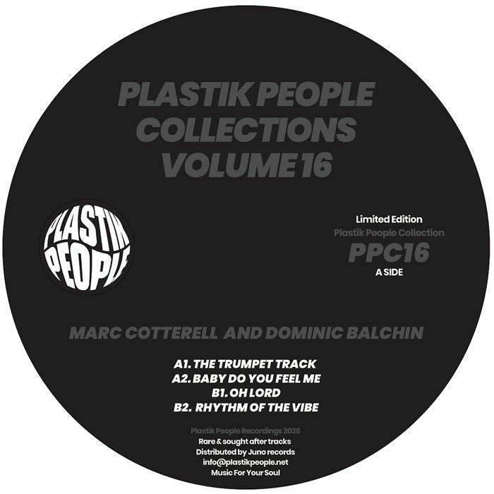 Marc COTTERELL / DOMINIC BALCHIN - Plastik People Collections Vol 16