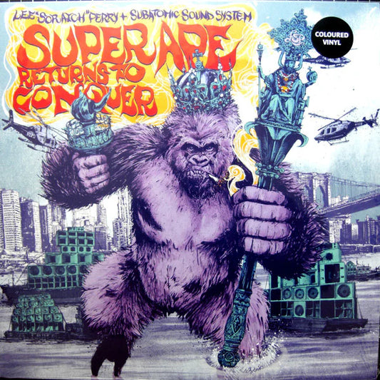 LEE PERRY SCRATCH / SUBATOMIC SOUND SYSTEM - SUPER APE RETURNS TO CONQUER (Red Vinyl)