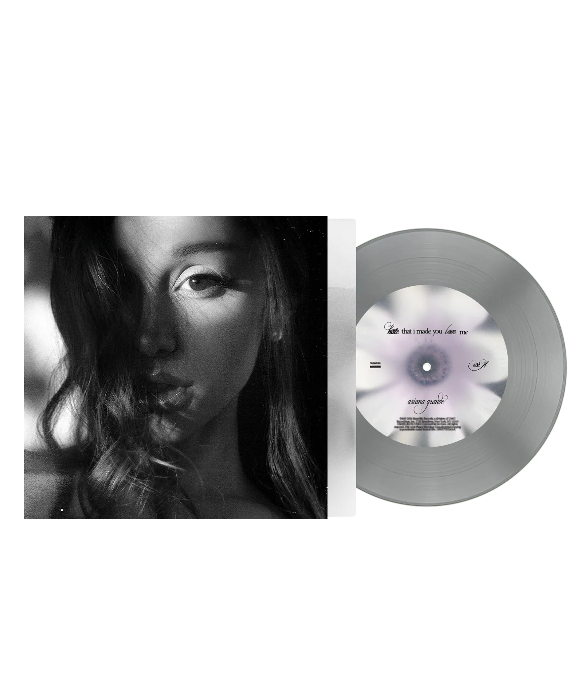 ARIANA GRANDE - Hate That I Made You Love Me (Fluffy Tail Gray 7" Vinyl)