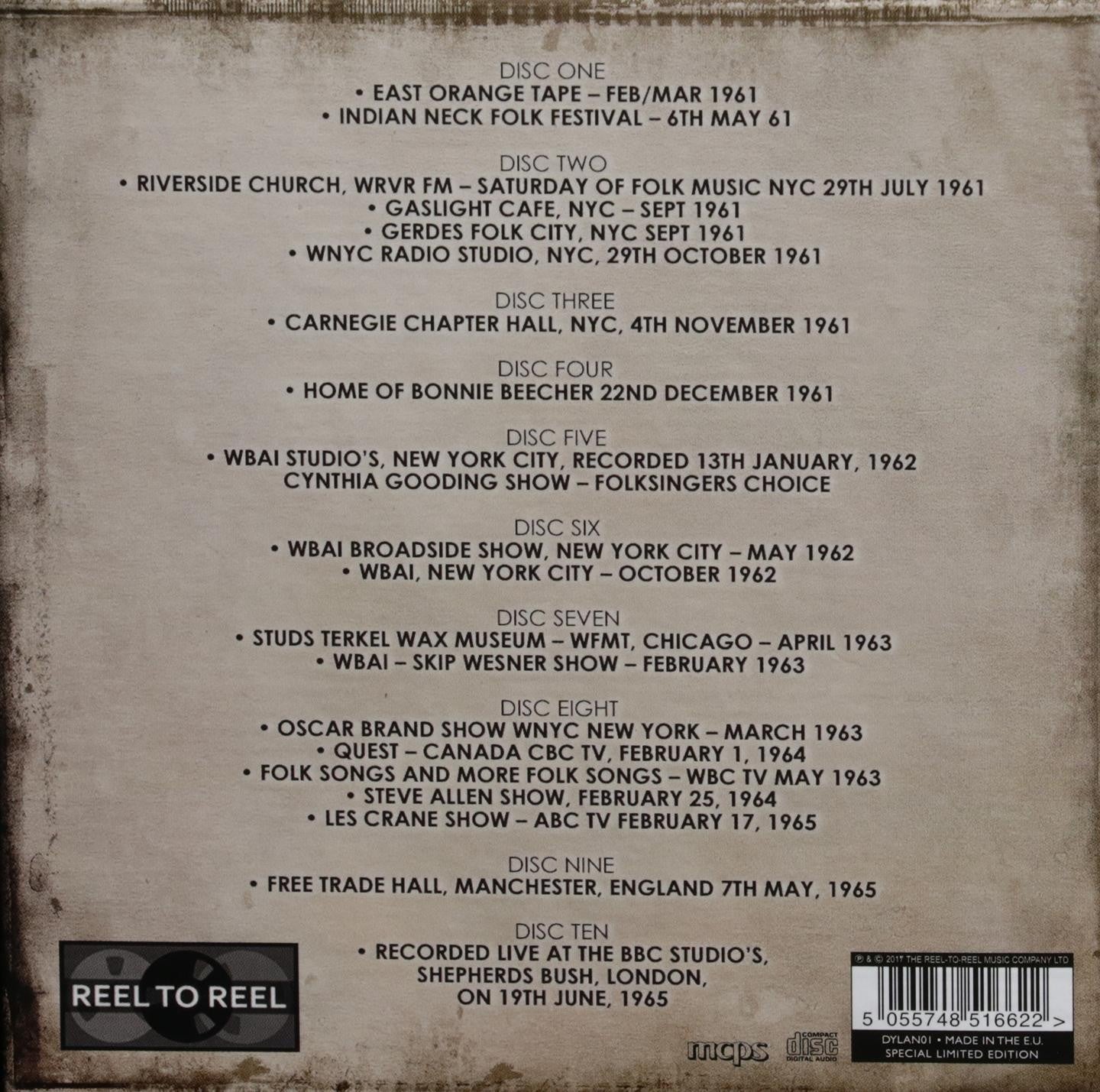 BOB DYLAN - Man On The Street [10CD]
